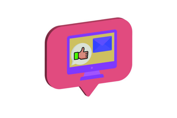 3D Icon Laptop Like