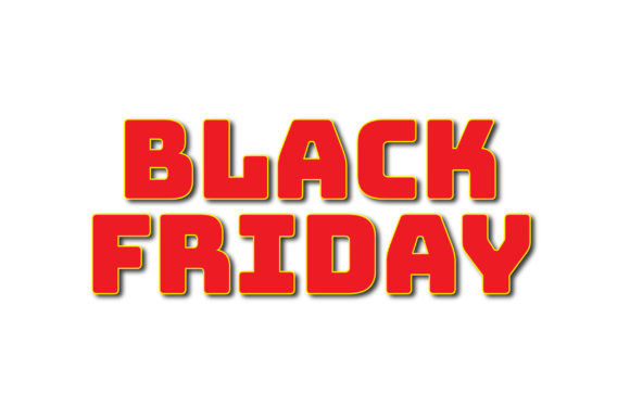 Black Friday 3D Text Effect Graphic