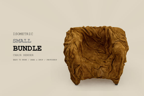 Isometric Armchair 3D Rendering Pac 109