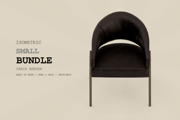 Isometric Armchair 3D Rendering Pack 93