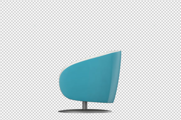 Isometric Armchair Isolated 3D Render: A Versatile Design Asset