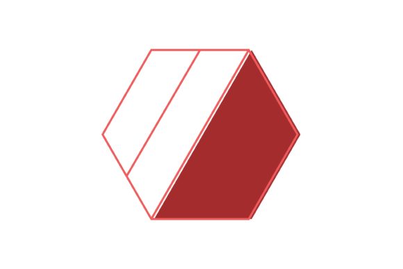 Unlocking Creative Potential with the 3D Objects Red Vector Abstract Icon